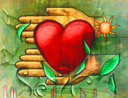 Le coeur sur les mains